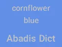 cornflower blue